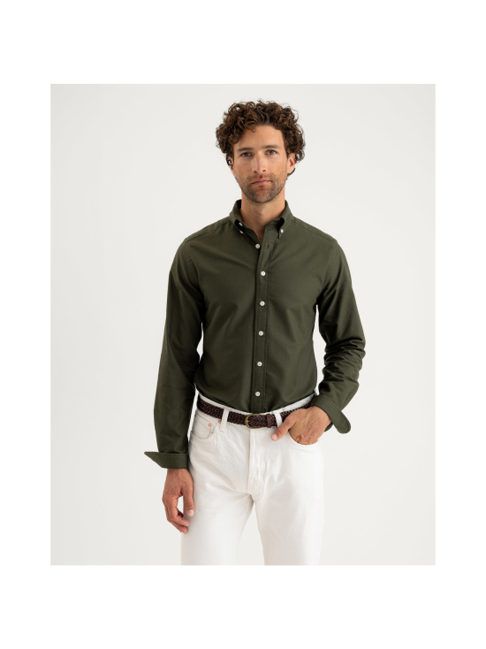 Berkeley - Porto Oxford Shirt -kauluspaita - OLIVE | Stockmann - photo 3