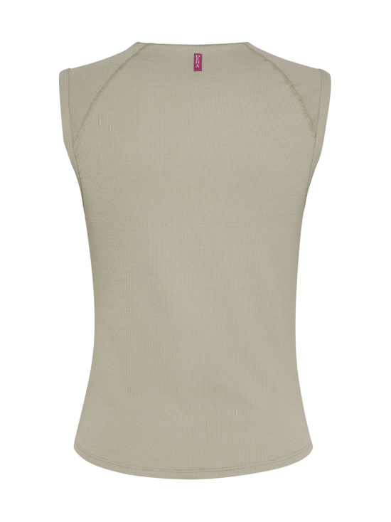 Deha - Ribbitoppi kaulahalkiolla - BEIGE | Stockmann - photo 2