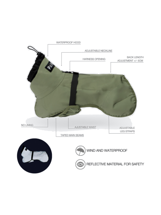 PAIKKA - PAIKKA Reflective Shell Jacket Green - VIHREÄ - photo 3 PAIKKA - PAIKKA Reflective Shell Jacket Green - VIHREÄ | Stockmann - photo 3