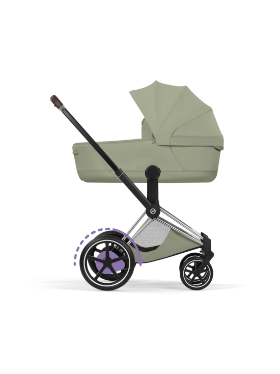 CYBEX - Cybex ePriam Style yhdistelmävaunut (Chrome Brown) - SAGE GREEN | Stockmann - photo 3