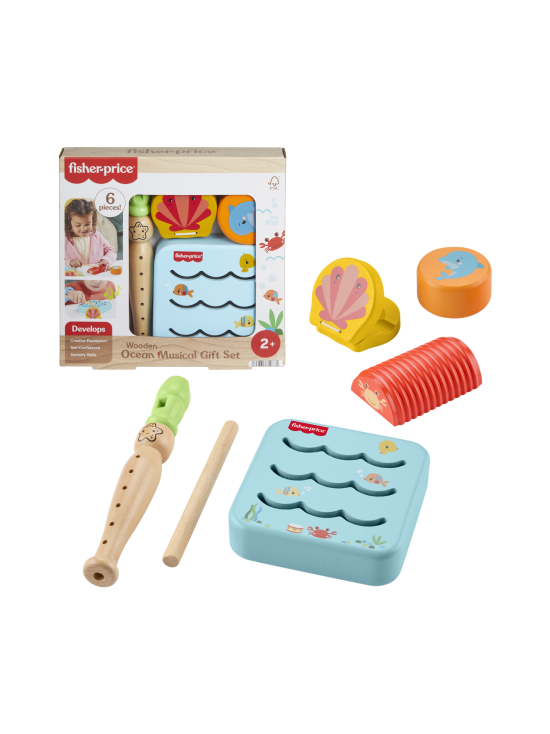 FISHER-PRICE - FISHER-PRICE Wooden Ocean 6-osainen soitinsetti | Stockmann - photo 2