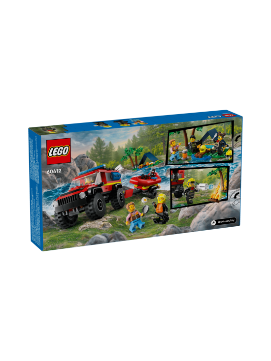 LEGO CITY - LEGO City Nelivetopaloauto ja pelastusvene 60412 - photo 2 LEGO CITY - LEGO City Nelivetopaloauto ja pelastusvene 60412 | Stockmann - photo 2