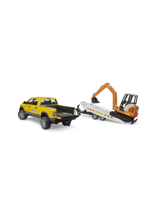 BRUDER - BRUDER Dodge Ram trailerilla ja kuormaajalla 1:16 - photo 3 BRUDER - BRUDER Dodge Ram trailerilla ja kuormaajalla 1:16 | Stockmann - photo 3
