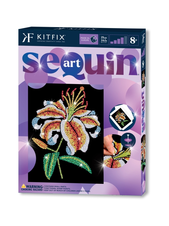 KITFIX - KITFIX Paljettimaalaus Purple Tiikerililja - photo 1 KITFIX - KITFIX Paljettimaalaus Purple Tiikerililja | Stockmann - photo 1
