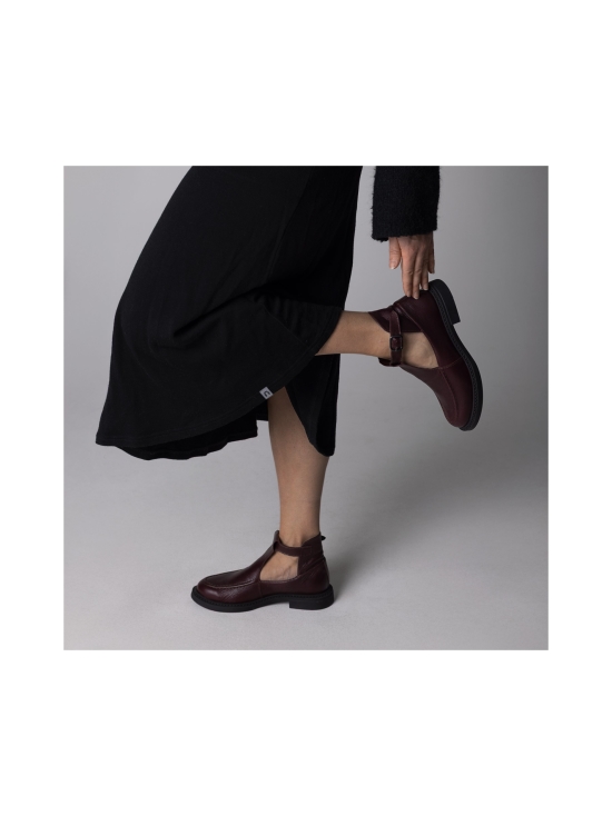 Pomar - KRASSI korkeat Mary Jane -kengät - PLUM NAPPA/BLACK SOLE | Stockmann - photo 2