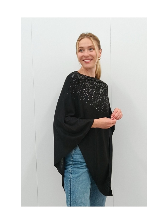 Lasessor - Juolas strassi - poncho - MUSTA | Stockmann - photo 4