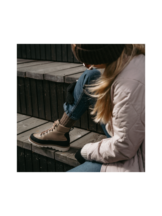 Pomar - KERTTU Naisten GORE-TEX talvikengät - BEIGE NUB/PU/WHT.SOLE | Stockmann - photo 3