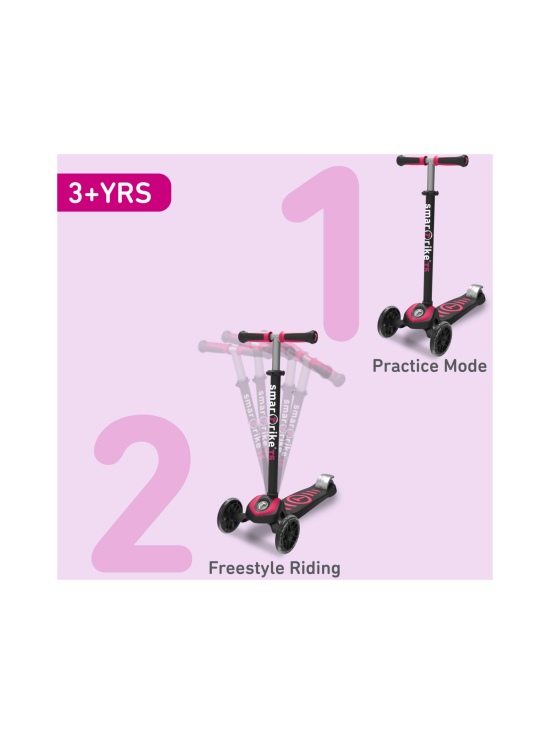 SMARTRIKE - SMARTRIKE T5 potkulauta, pinkki - photo 2 SMARTRIKE - SMARTRIKE T5 potkulauta, pinkki | Stockmann - photo 2