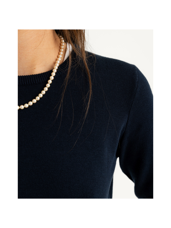 Berkeley - W's Brockton Cotton Crew -puuvillaneule - NAVY | Stockmann - photo 4