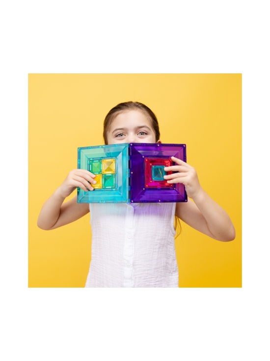 CONNETIX - CONNETIX Magneettinen rakennussarja Sisäkkäiset neliöt, 48 osaa | Stockmann - photo 3