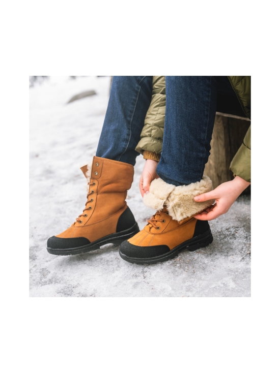 Pomar - LEVI Naisten GORE-TEX® talvisaappaat - TAN NUBUCK/DOUBLE-FACE (FUR L) | Stockmann - photo 4