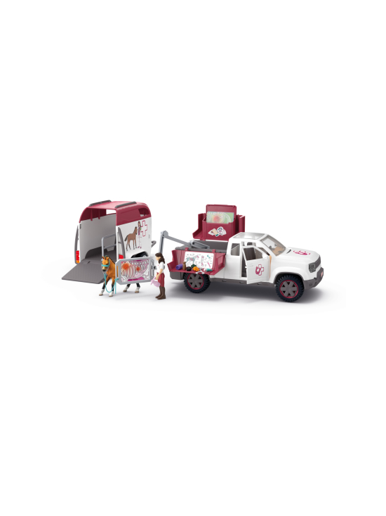 SCHLEICH - SCHLEICH HORSE CLUB Liikkuva eläinlääkäri ja perävaunu - photo 2 SCHLEICH - SCHLEICH HORSE CLUB Liikkuva eläinlääkäri ja perävaunu | Stockmann - photo 2