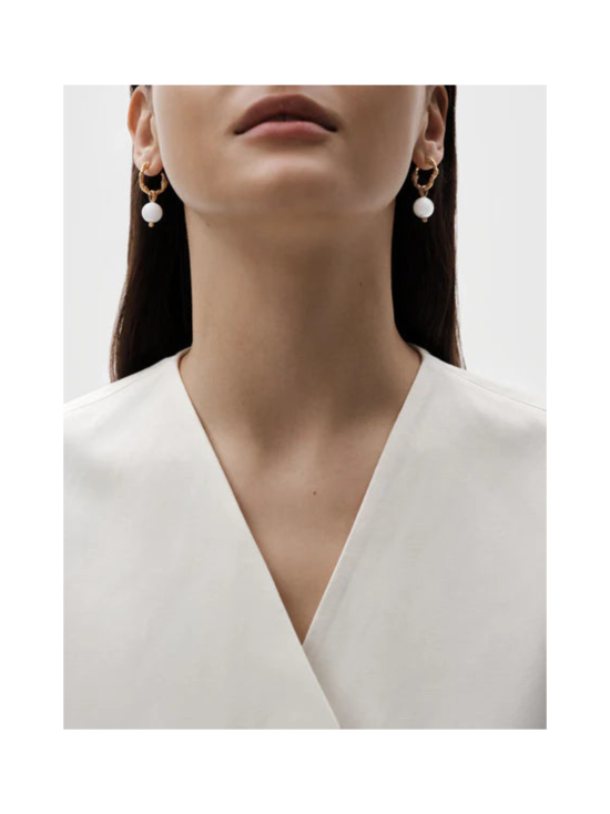 Kalevala - Itu-korvakorut lasihelmi hopea kullattu - 261001402JT | Stockmann - photo 2