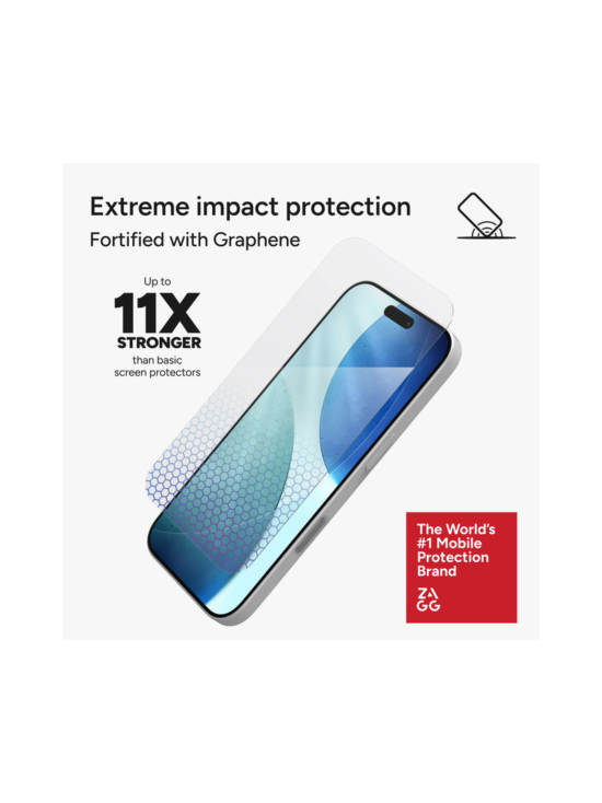 Zagg - ZAGG IS Glass XTR5 iPhone 17 PAT Screen | Stockmann - photo 3