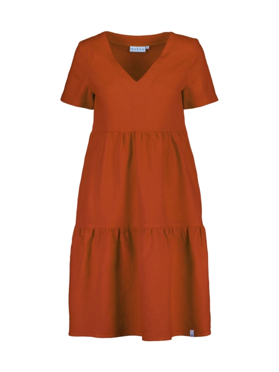 Pellava Kerrosmekko, Burnt Orange