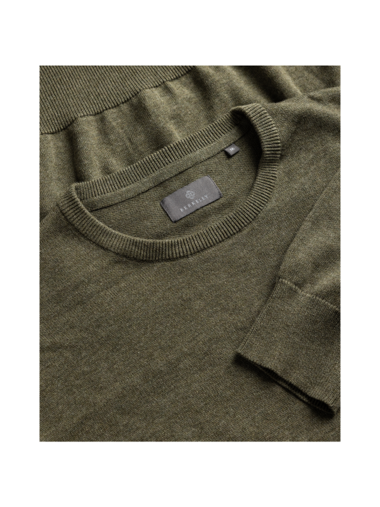 Berkeley - Brockton Cotton Crew -puuvillaneule - OLIVE VIHREÄ | Stockmann - photo 2