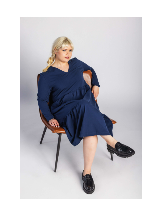 Nakoa - Amélie Dress kerrosmekko, Dark Cobalt - DARK COBALT (TUMMANSININEN) | Stockmann - photo 5