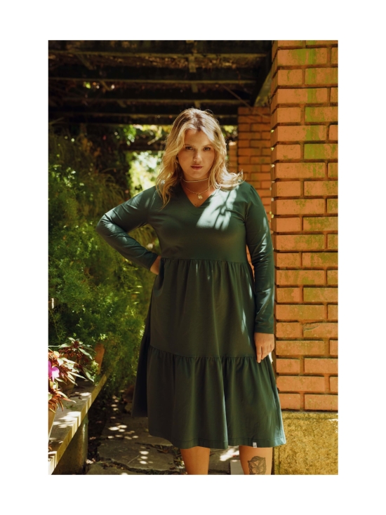 Nakoa - Amélie Dress kerrosmekko, Evergreen - EVERGREEN (VIHREÄ) | Stockmann - photo 2