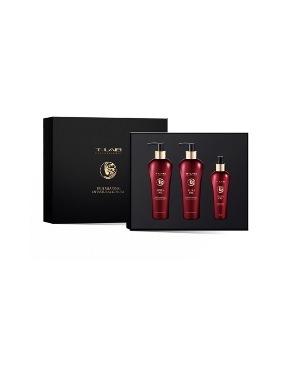 T-LAB Professional - Aura Oil Ritual Set -lahjapakkaus kuiville hiuksille, 3 tuotetta - photo 1 T-LAB Professional - Aura Oil Ritual Set -lahjapakkaus kuiville hiuksille, 3 tuotetta | Stockmann - photo 1