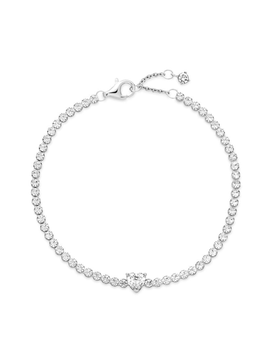 Pandora - Pandora Timeless säihkyvä sydän -tennisrannekoru, hopea - 590041C01 | Stockmann - photo 5