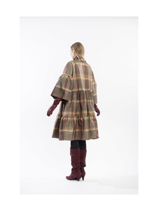 Miia Halmesmaa - LUSH- SILKKIMEKKO RUSETTIKAULUKSELLA, RUUTU SUKLAA - RUSKEA | Stockmann - photo 5