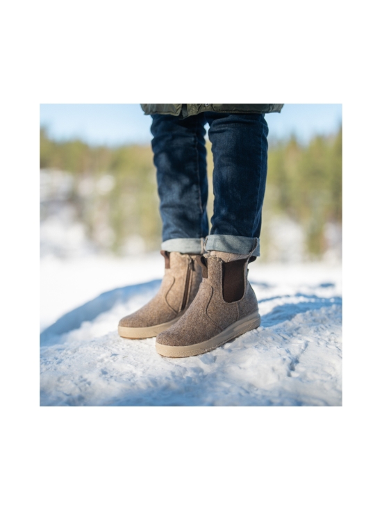 Pomar - KEVO Naisten GORE-TEX huopanilkkurit - SAND FELT/BARK MICRO | Stockmann - photo 2