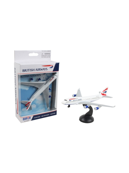 Daron - DARON British Airways 747 Metallinen lentokone  15,5 cm | Stockmann - photo 2