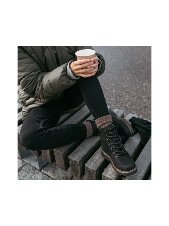 Pomar +plus - SARI Naisten Pomar+ GORE-TEX® talvikengät - BLACK NUB/PU/BLACK SOLE | Stockmann - photo 2