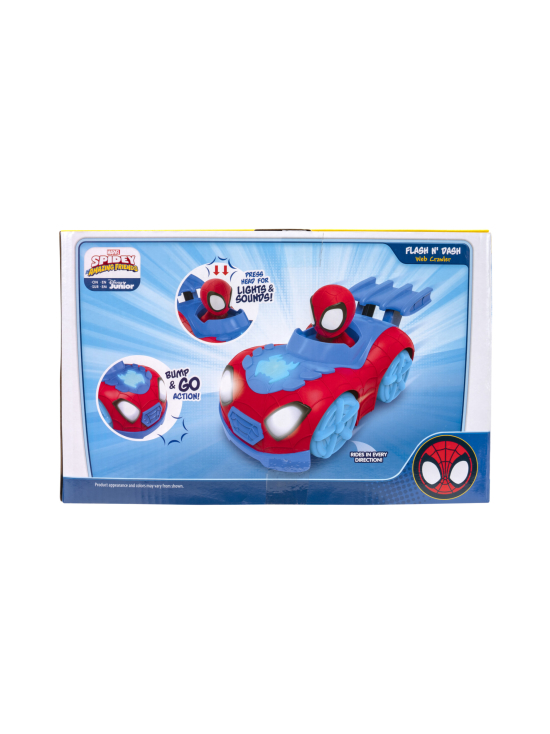 SPIDER-MAN - SPIDEY AND HIS AMAZING FRIENDS Ajoneuvo Flash N´ Dash Web Crawler - photo 3 SPIDER-MAN - SPIDEY AND HIS AMAZING FRIENDS Ajoneuvo Flash N´ Dash Web Crawler | Stockmann - photo 3