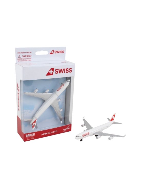 Daron - DARON metallinen lentokone Airbus A340 SWISS, 15,5 cm | Stockmann - photo 1