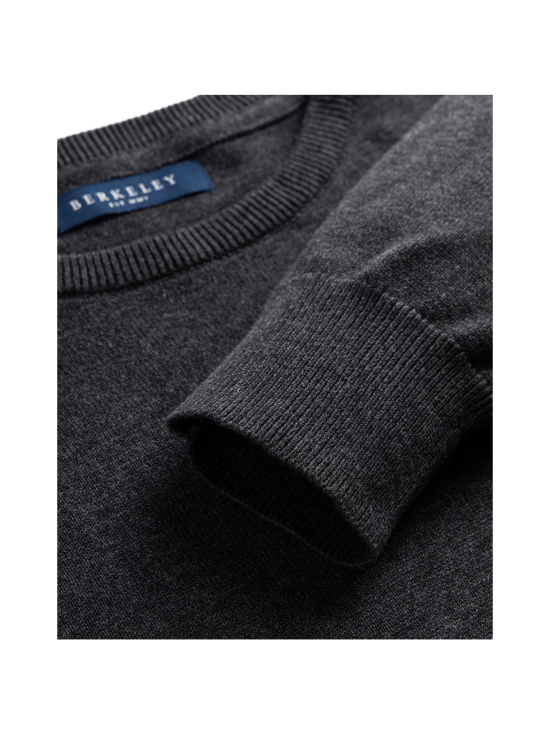 Berkeley - Brockton Cotton Crew -puuvillaneule - DARK GREY | Stockmann - photo 5