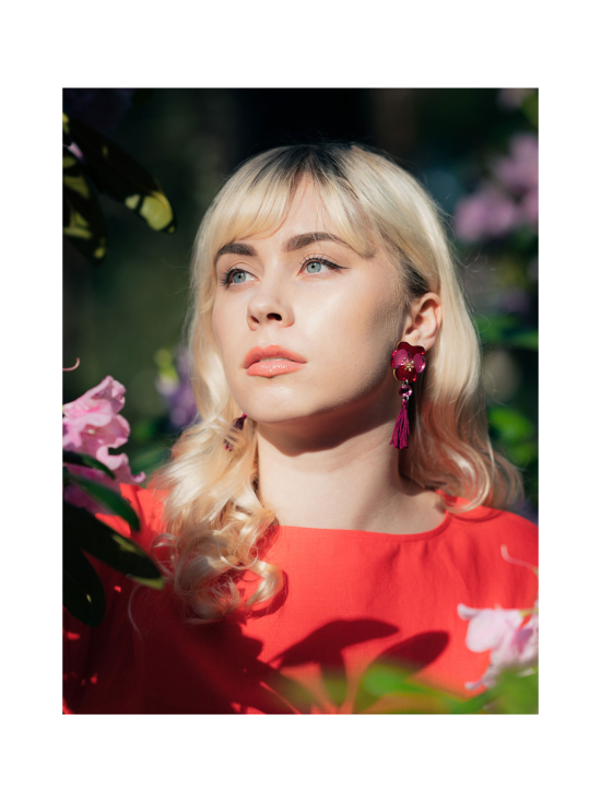 YO ZEN - Viola -korvakorut - PUNAINEN - photo 2 YO ZEN - Viola -korvakorut - PUNAINEN | Stockmann - photo 2