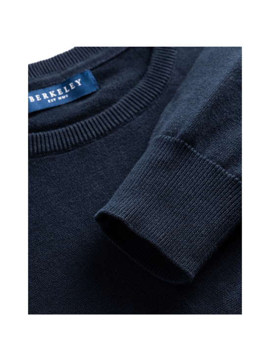 Berkeley - Brockton Cotton Crew -puuvillaneule - NAVY | Stockmann - photo 5