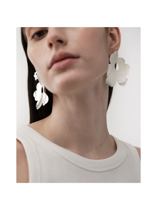 Kalevala - Unikko-korvakorut isot hopea 261001201T | Stockmann - photo 2