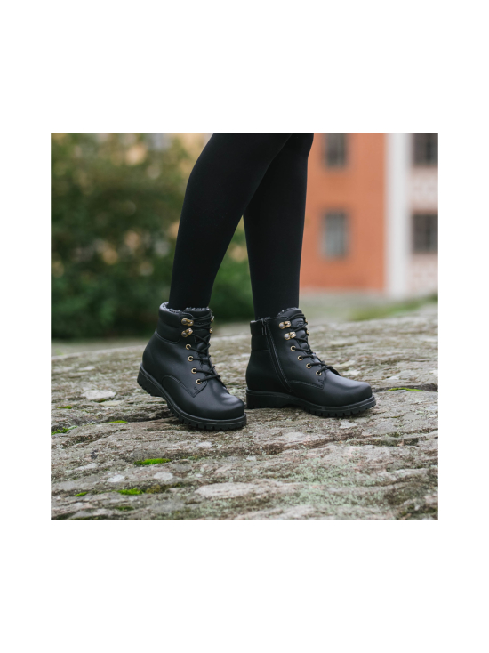 Pomar - RAE Naisten nilkkurit - BLACK NAPPA/WOOL L./BLK S | Stockmann - photo 2