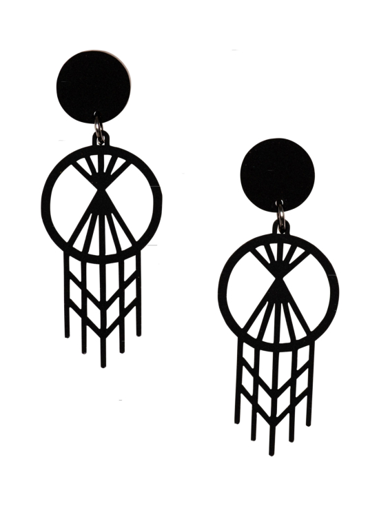 YO ZEN - Macrame Sphere -nappikorvakorut, musta - MUSTA - photo 1 YO ZEN - Macrame Sphere -nappikorvakorut, musta - MUSTA | Stockmann - photo 1