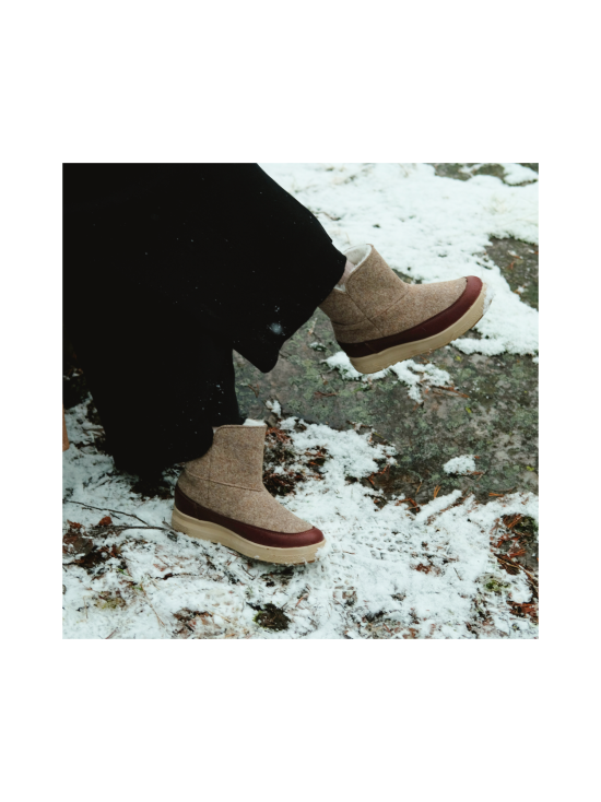 Pomar - NIVA Naisten lämmin GORE-TEX huopakenkä - SAND FELT/VIVIAN BROWN/FUR | Stockmann - photo 3