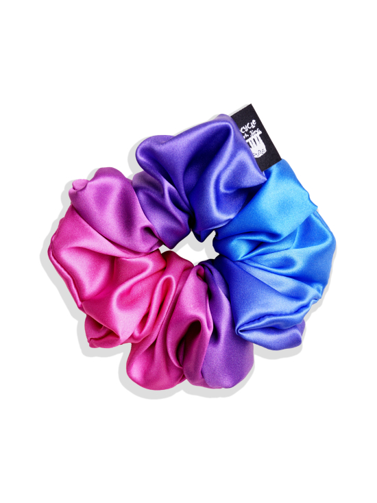 Upcycle with Jing - Rainbow Silk Scrunchie L -hiusdonitsi - RAINBOW - photo 1 Upcycle with Jing - Rainbow Silk Scrunchie L -hiusdonitsi - RAINBOW | Stockmann - photo 1