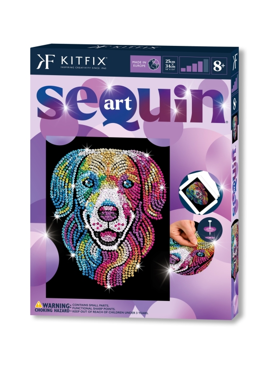 KITFIX - KITFIX Paljettimaalaus Purple Harlekiini-koira - photo 1 KITFIX - KITFIX Paljettimaalaus Purple Harlekiini-koira | Stockmann - photo 1
