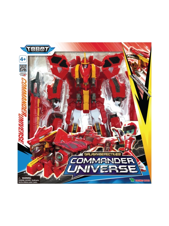 TOBOT Galaxy Detectives Muunneltava robotti Commander Universe, 33 cm