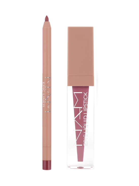 NAM - NAM Epic Lip Duo -huulipuna ja rajauskynä 2 tuotetta - 01 VINTAGE PINK | Stockmann - photo 1
