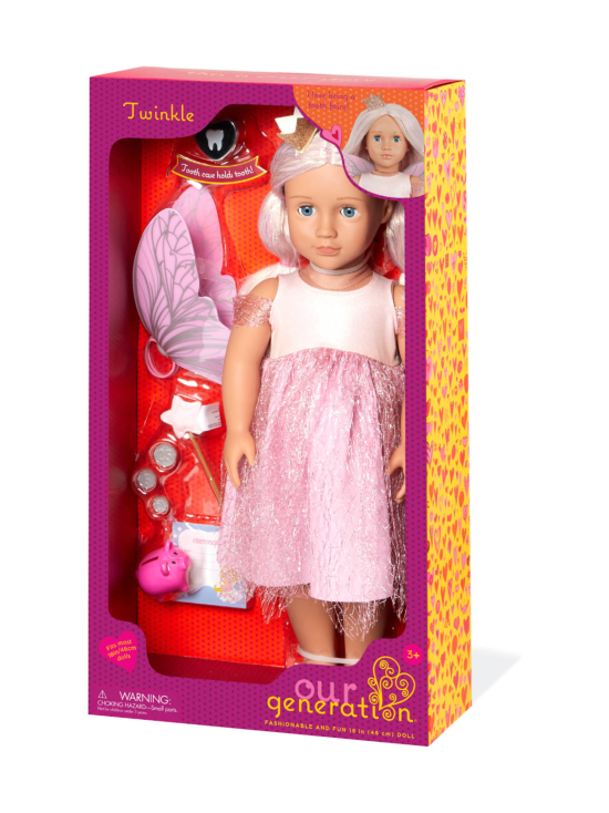 OUR GENERATION Nukke Hammaskeiju Twinkle, 45 cm
