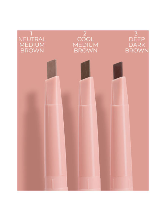 NAM - Fill and Fix Eyebrow Duo -kulmakynä 2g - 01 NEUTRAL MEDIUM BROWN | Stockmann - photo 2