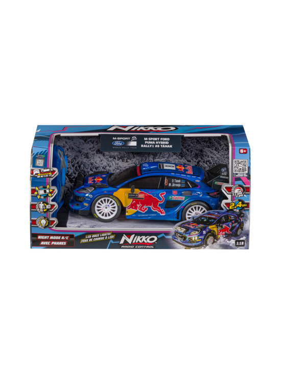 NIKKO - NIKKO Kauko-ohjattava auto Night Mode - 2023 M-Sport Ford Puma Hybrid Rally1 #8 Tanak, 1:18 - photo 1 NIKKO - NIKKO Kauko-ohjattava auto Night Mode - 2023 M-Sport Ford Puma Hybrid Rally1 #8 Tanak, 1:18 | Stockmann - photo 1