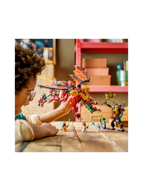 LEGO NINJAGO - LEGO Ninjago Wyldfyren muuntautumiskykyinen lohikäärmerobotti 71868 | Stockmann - photo 5