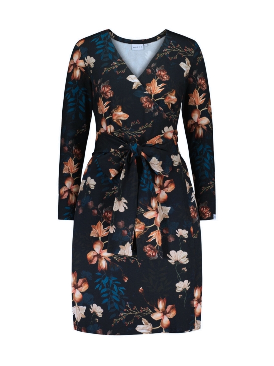 Print Wrap Dress, Versailles