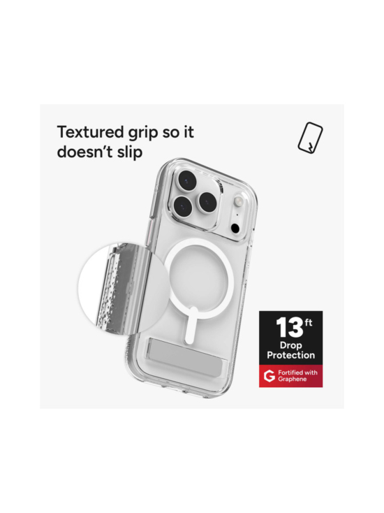 Zagg - ZAGG Crystal Palace Snap KS with Camera Button iPhone 17 Pro | Stockmann - photo 3