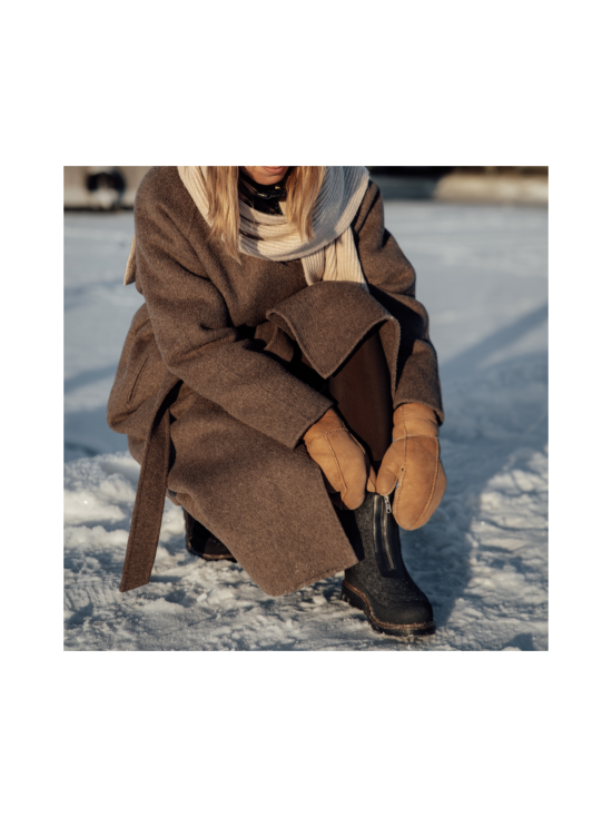 Pomar - UNARI Naisten GORE-TEX huopakengät - GRANIT FELT/BLK NPA/PU-SUEDE | Stockmann - photo 8