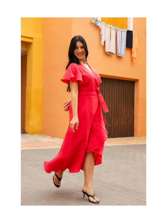 Nakoa - Annika Dress, Raspberry - RASPBERRY (PUNAINEN) | Stockmann - photo 5
