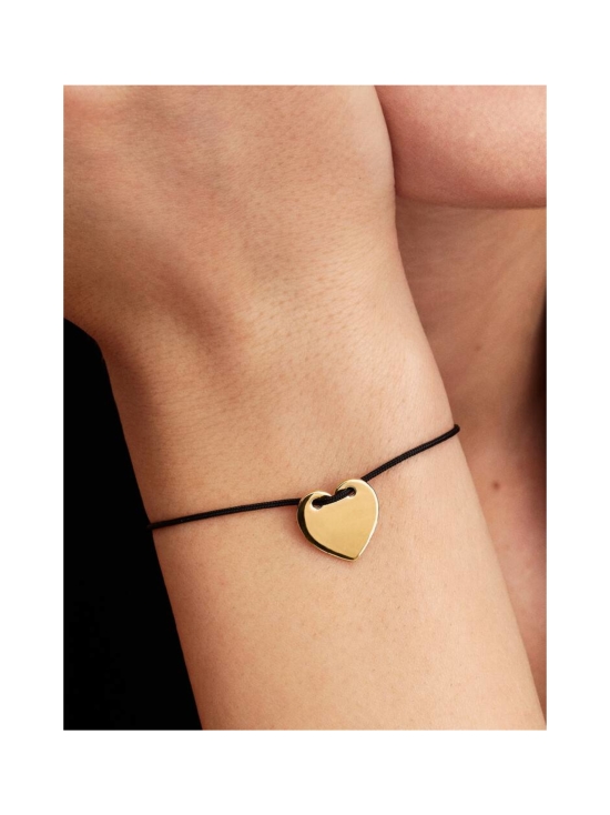 Pandora - Engravable Heart Black Cord Slider Bracelet - 564420C01 | Stockmann - photo 3